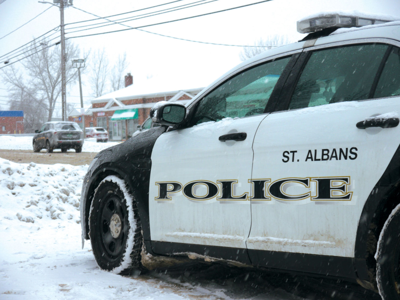 St. Albans Police Dept. cruiser, 2-7-2020